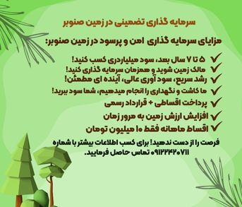 گذاری تضمینی در زمین صنوبر 2